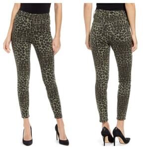 Good American Good Legs Leopard Skinny Jeans